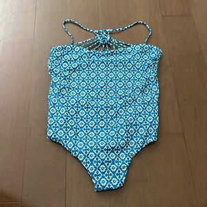 tori praver swimwear XL one piece backless swimsuit